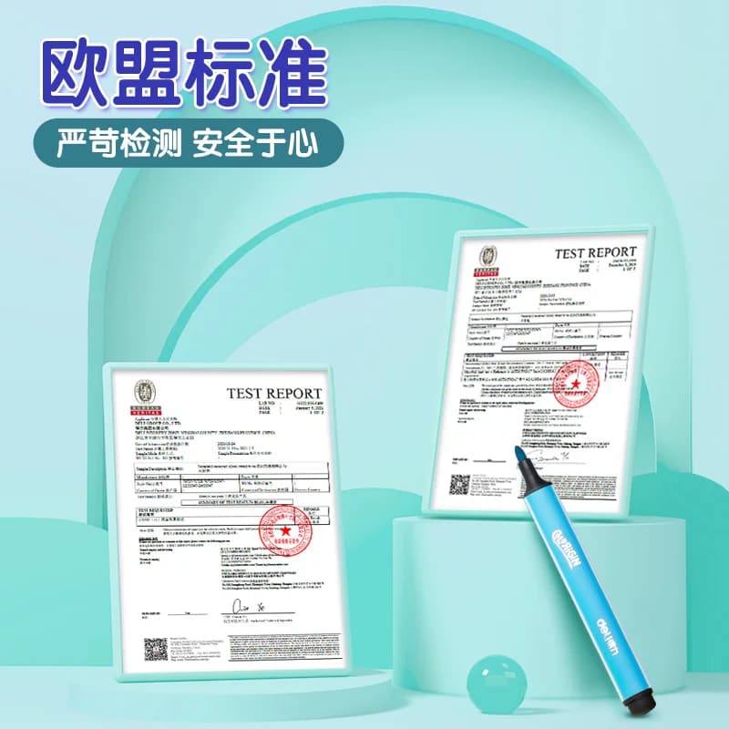 得力24色三角杆水彩笔套装小学生儿童宝宝幼儿园用画画涂鸦绘画手绘笔水彩画笔大容量彩色笔绘画笔套装 - 缩略图5