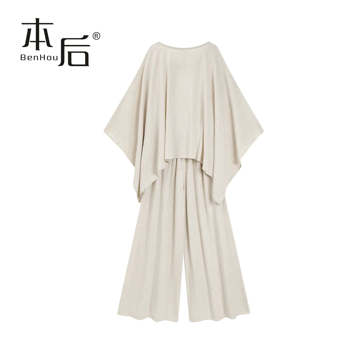 24621 新中式棉麻套装女春夏改良版汉服禅意佛系疗愈禅服茶服国风 - 缩略图4