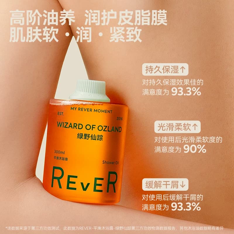 【立即抢购】Rever乐若沐浴油绿野仙踪沐浴露清洁滋润身体乳保湿 - 缩略图5