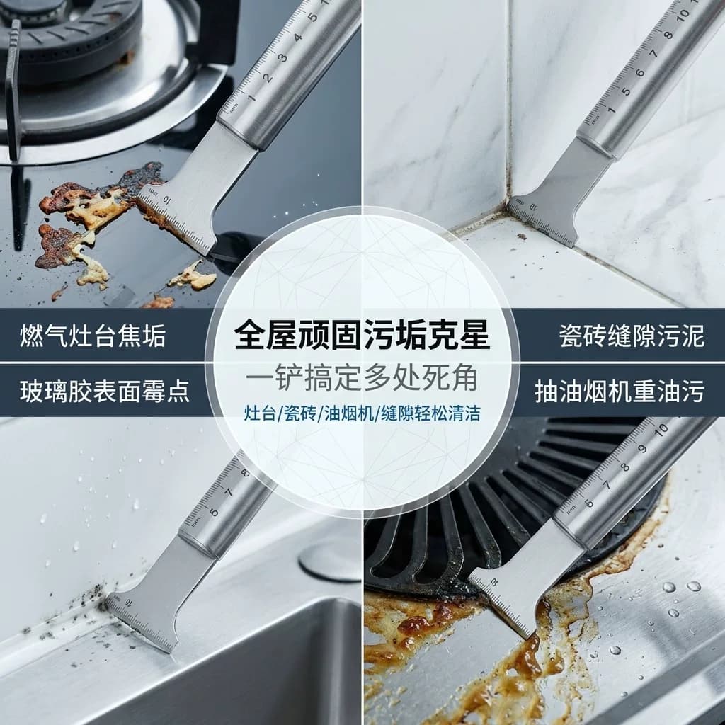 全钢冰箱除冰铲不锈钢材质坚固耐用轻松除霜还原冰箱大空间 - 缩略图5
