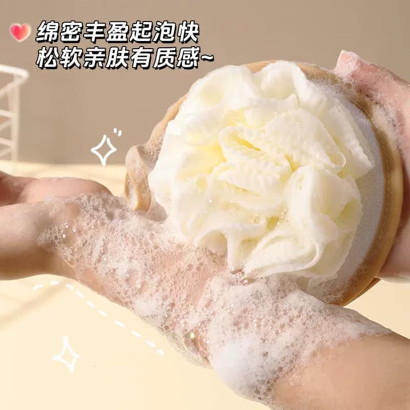 儿童沐浴球浴花二合一宝宝专用搓泥卡通不散花搓澡巾东北洗澡神器 - 缩略图4