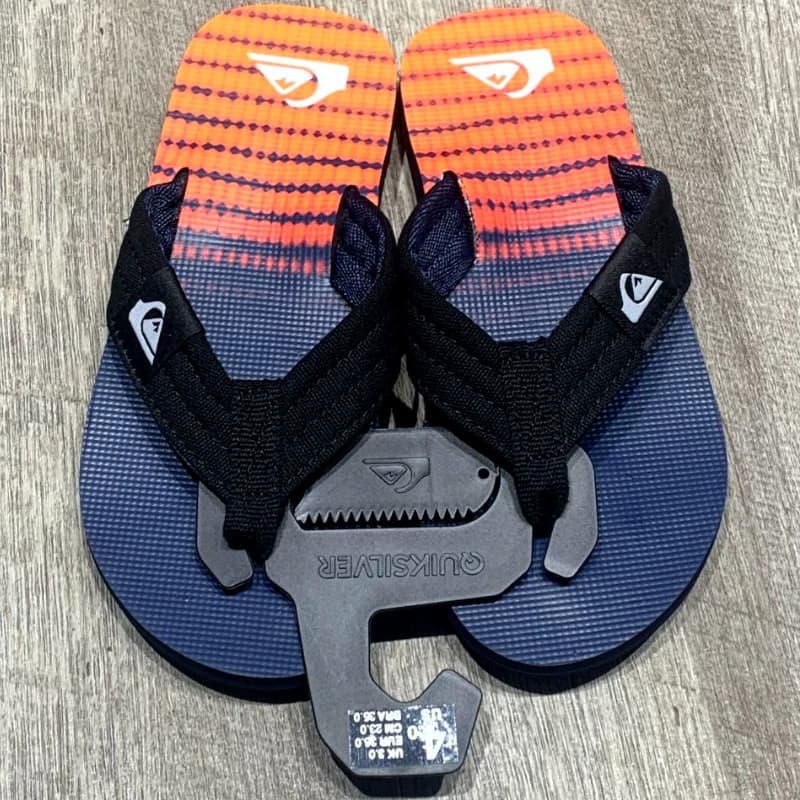 现货Quiksilver2026新款夏季男休闲潮人字拖沙滩拖鞋平跟防水亲子 - 缩略图3