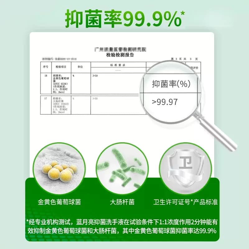 蓝月亮家用洗手液芦荟抑菌+野菊花去油清爽厨卫两用500g*2瓶 - 缩略图3