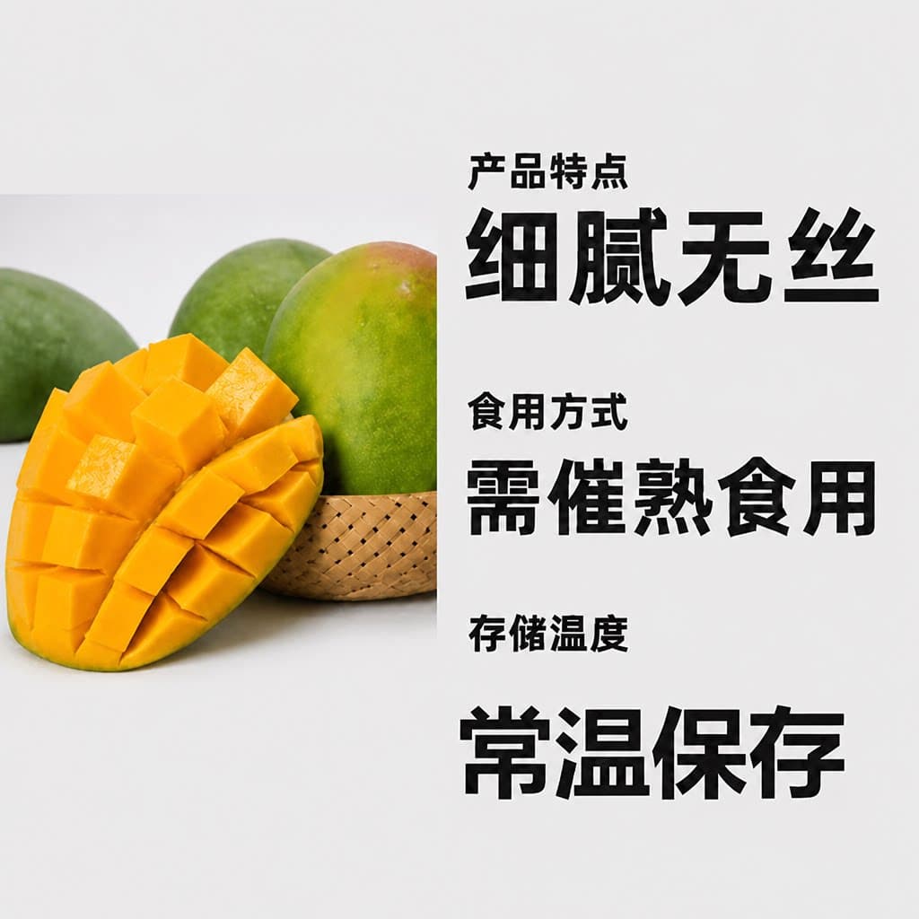 新欢新鲜水果凯特芒单果600g+ - 缩略图5