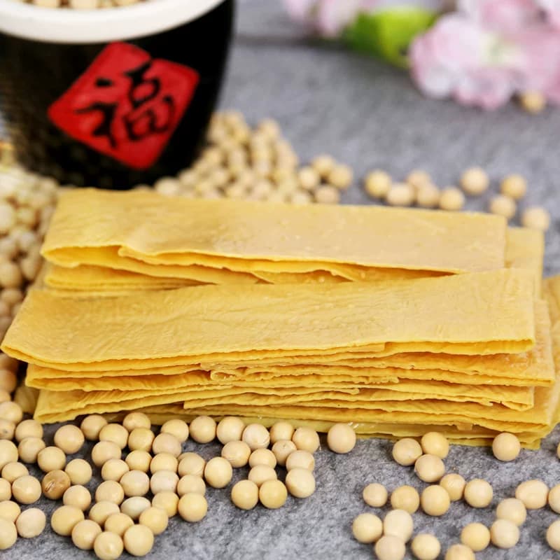 古松豆制品干豆皮搭配凉菜豆腐皮腐竹油豆皮火锅麻辣烫素食食材 - 缩略图4