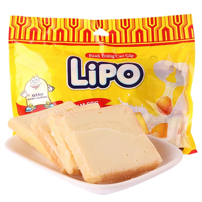 进口越南Lipo奶油原味面包干饼干网红零食礼包小吃早餐送礼干蛋糕 - 缩略图2