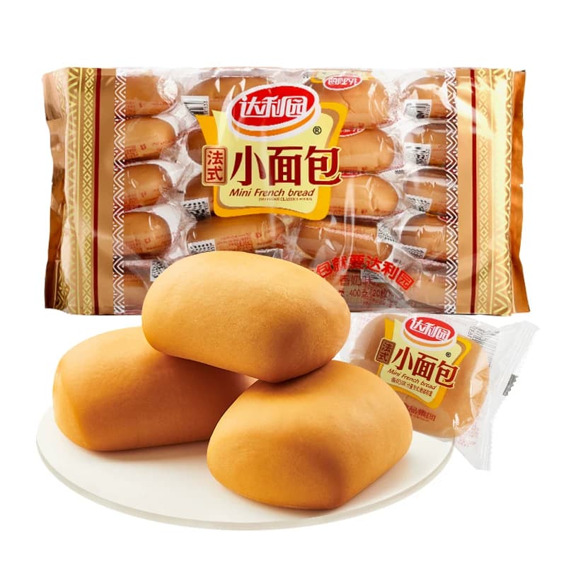 达利园糕点香奶味法式小面包袋装休闲零食礼包营养早餐口袋手撕包 - 缩略图2