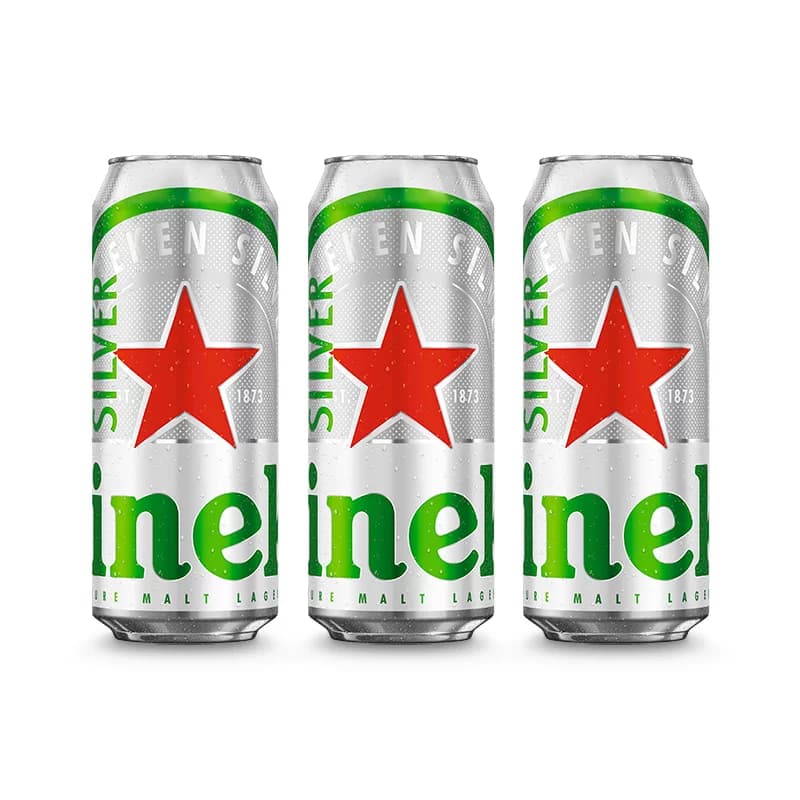 喜力星银啤酒分享装500ml×3罐 - 缩略图2