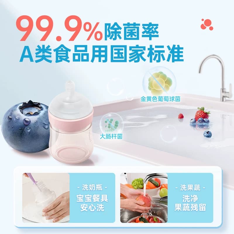 立白洗洁精家用天然酵素莓果洗洁精植物发酵3秒化油去腥无残留 - 缩略图2