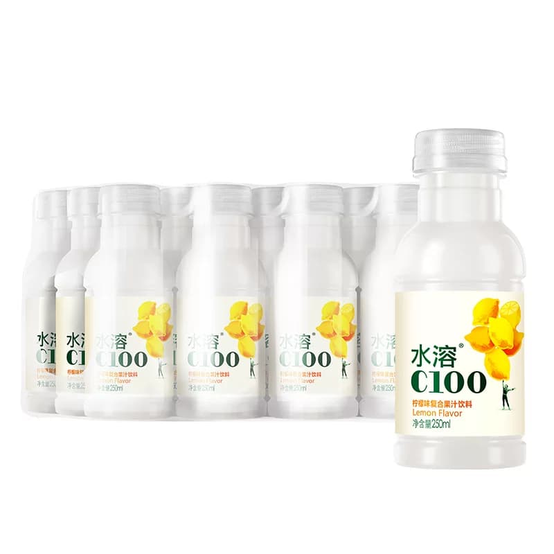 【主播专享】农夫山泉水溶C100柠檬味复合果饮250ml*12瓶量贩装 - 缩略图2