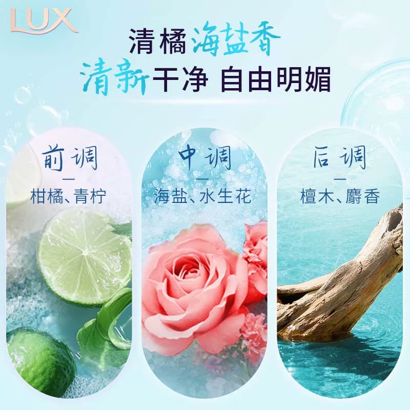 【下拉享优惠】新品力士气泡爽肤香氛香沐浴露清爽香型任选留 - 缩略图3