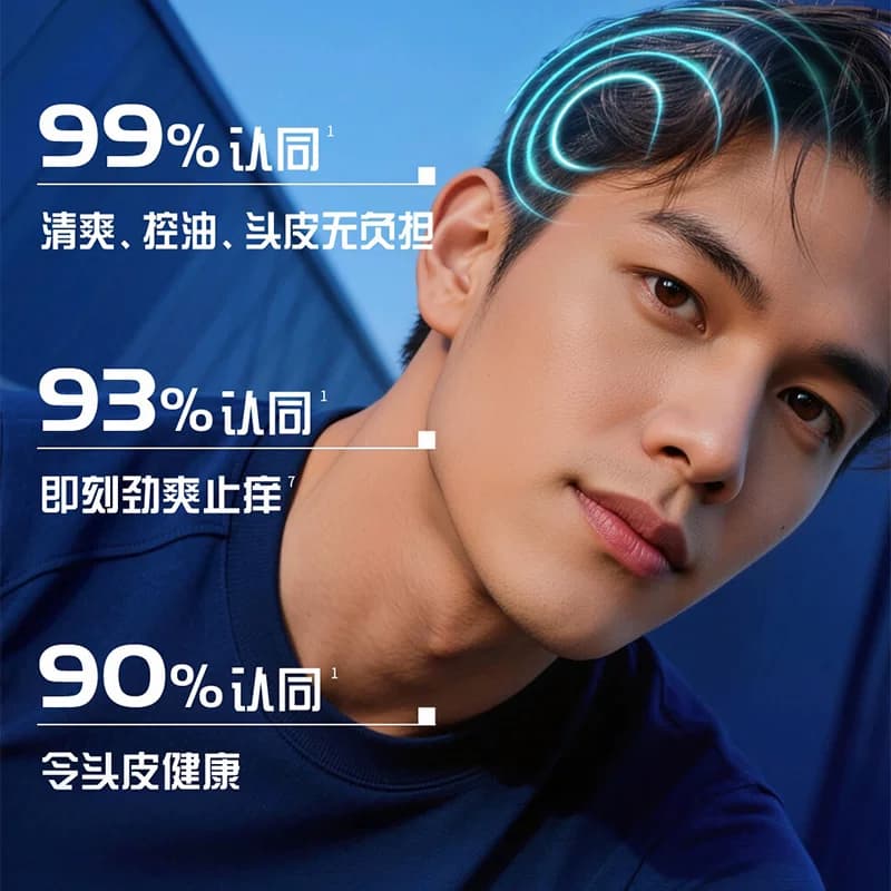 【下拉详情页优惠】清扬男士洗发水止痒控油蓬松洗发露 - 缩略图3