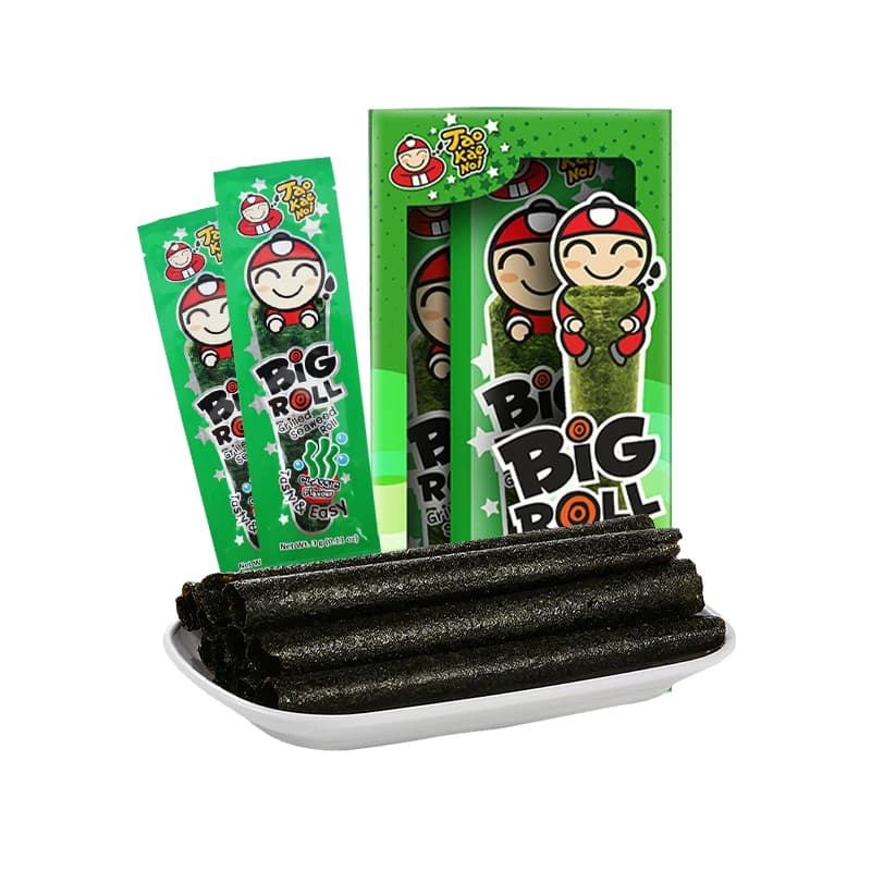 【陈哲远代言】泰国老板仔海苔原味香脆海苔卷即食海苔儿童宝宝零 - 缩略图2