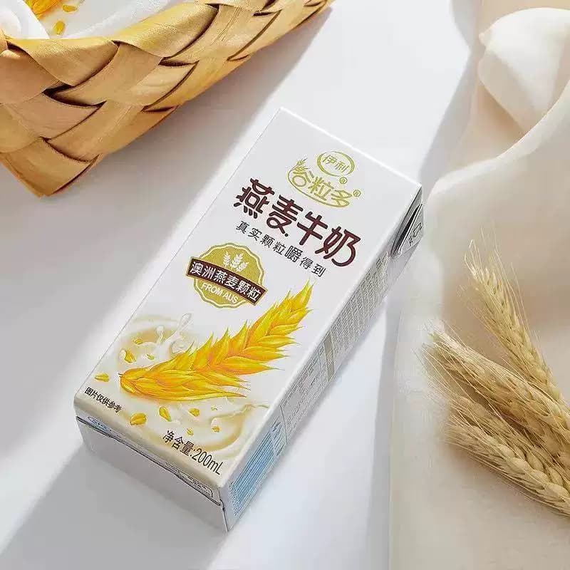 伊利谷粒多燕麦谷物牛奶200ml*12盒整箱学生营养早餐奶 - 缩略图2