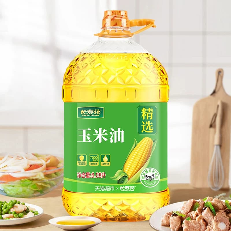 长寿花玉米油6.08L*2桶非转基因压榨一级家用纯正食用油玉米胚芽 - 缩略图4