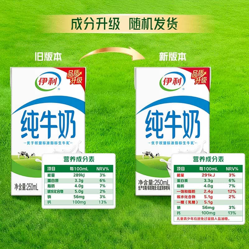 8月产伊利纯牛奶无菌砖250ml*21盒整箱优质乳蛋白 - 缩略图5