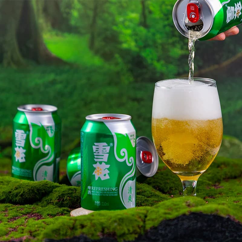 雪花啤酒清爽8度330ml*24听新鲜拉格整箱口感冰爽【经典爆款】 - 缩略图4