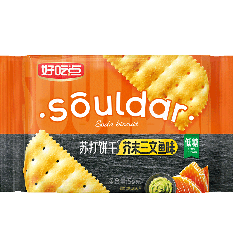 好吃点苏打饼干芥末三文鱼味 - 缩略图4