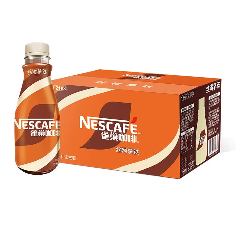 Nestle/雀巢即饮咖啡丝滑拿铁咖啡268ml*15瓶装整箱咖啡饮料奶咖 - 缩略图2