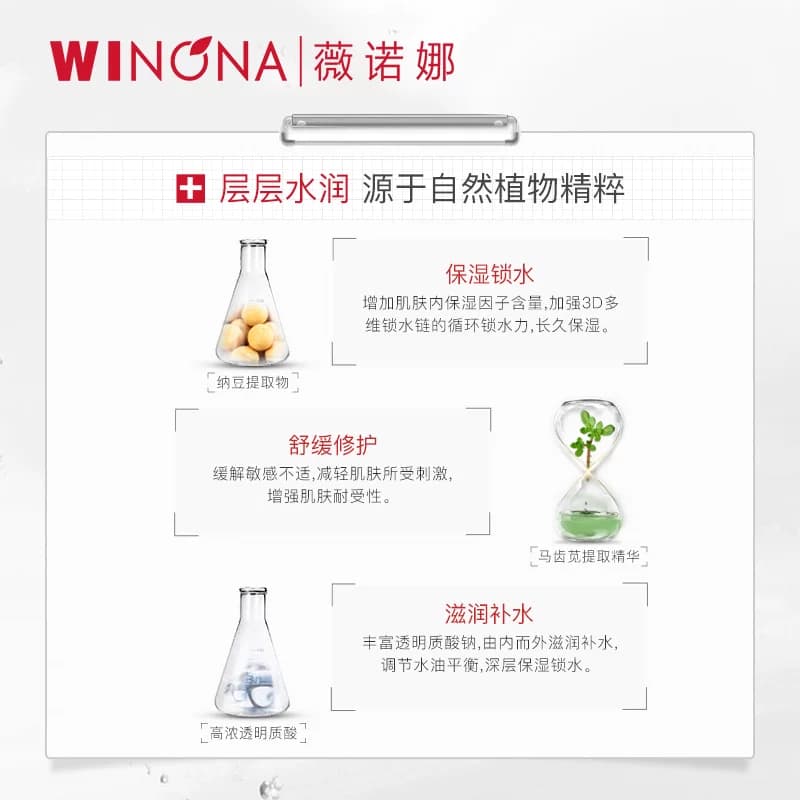 【详情领红包】薇诺娜透明质酸保湿修护精华水补水舒缓敏感肌 - 缩略图4