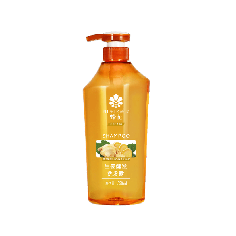 蜂花生姜洗发水无硅油健发洗头膏露去油蓬松强韧改善断发550ml - 缩略图4