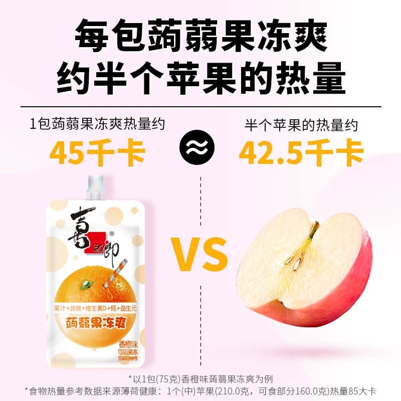 喜之郎蒟蒻果冻爽可吸的果冻果汁益生元休闲低脂小吃儿童零食礼包 - 缩略图3