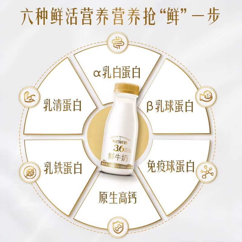 详情领优惠每日鲜语鲜牛奶14瓶鲜奶牛奶纯 牛奶高钙生牛乳新鲜奶 - 缩略图3