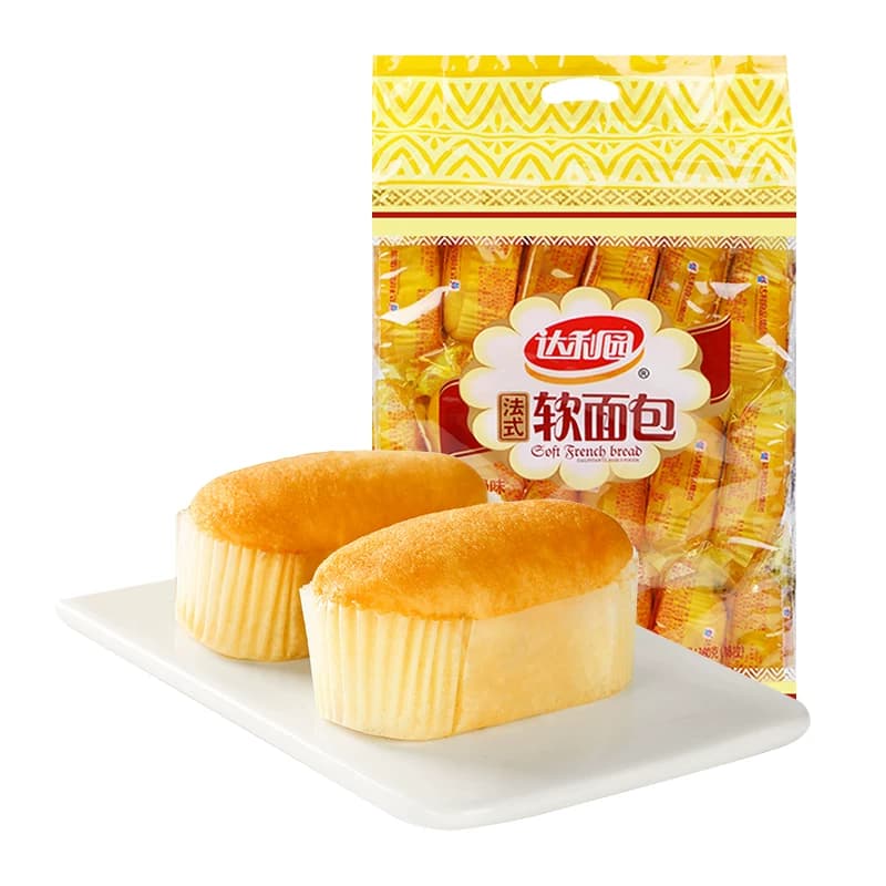 达利园糕点香奶味法式软面包袋装休闲零食早餐下午茶口袋手撕包 - 缩略图2