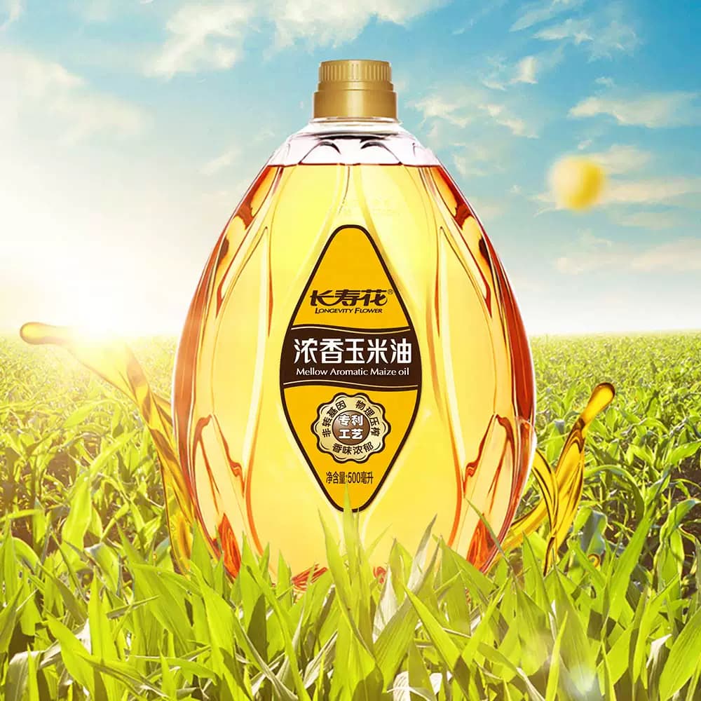 长寿花浓香玉米油500ml非转基因物理压榨纯正食用油 - 缩略图4
