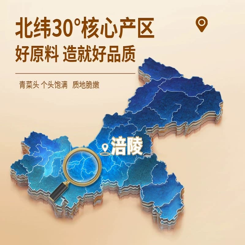 涪陵榨菜丝42g*5包清爽解腻开味鲜脆下饭拌面下粥即食涪陵特产 - 缩略图4