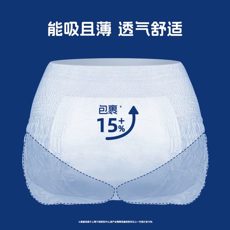 她研社裤型卫生巾深藏BLUE安睡裤量大防漏夜用安心M-L 3条*2包 - 缩略图5