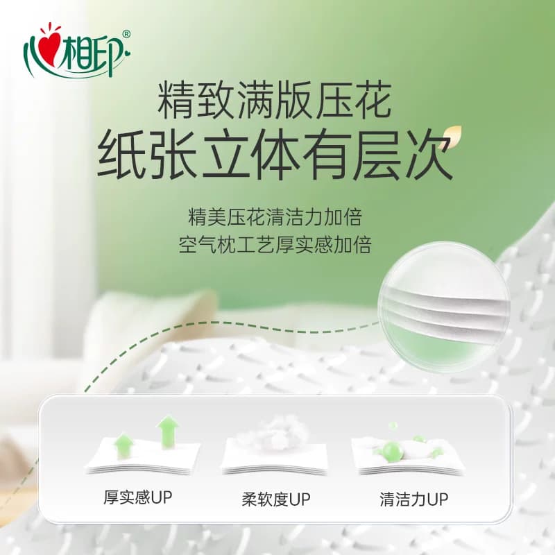 【下拉商详领补贴】心相印悬挂抽M码4层多规格可选随心抽家用纸巾 - 缩略图4