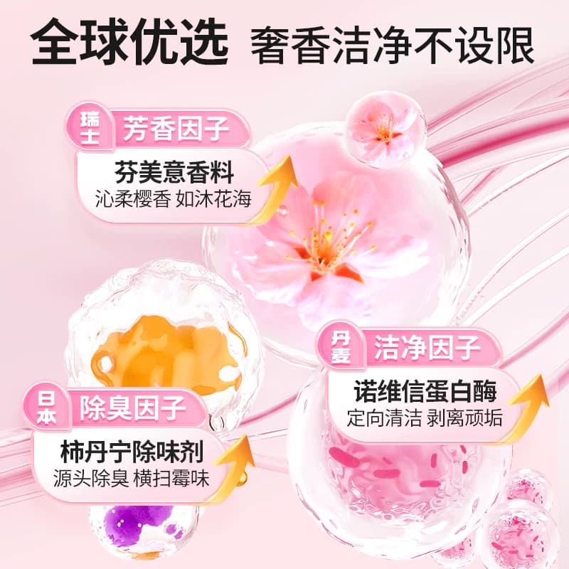 老管家洗衣机槽清洗剂花香款家用通用清洗剂强力除垢杀菌祛味清洁 - 缩略图2