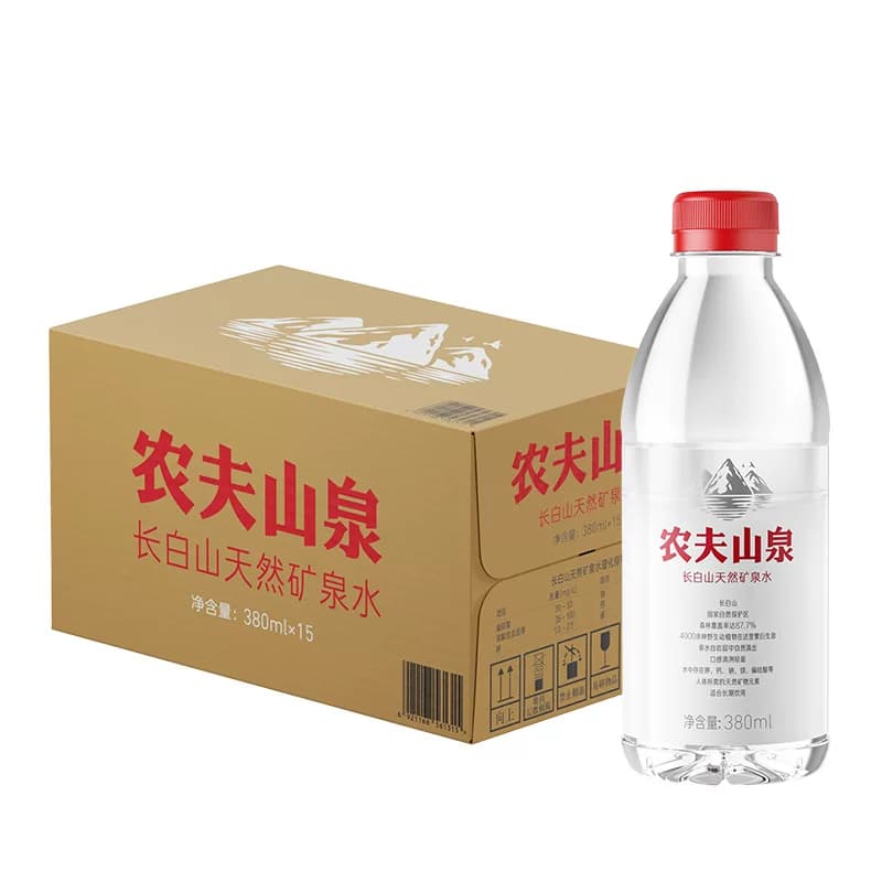 【下拉更优惠】农夫山泉长白山天然矿泉水380ml*15瓶/箱 - 缩略图2