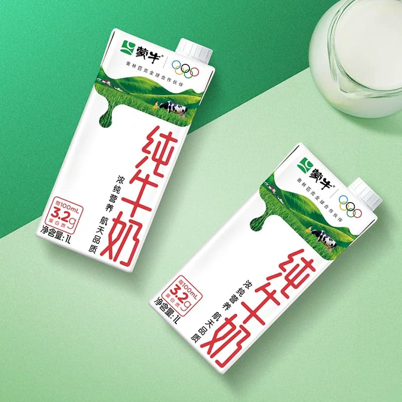 蒙牛纯牛奶1000ml*6盒整箱旋盖升级家庭家用分享装大容量 - 缩略图4