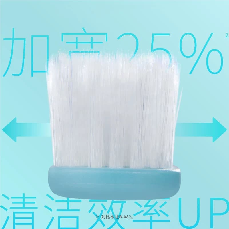 （颜色随机发）惠百施绒感超高密软毛宽头清洁口腔专用家庭装牙刷 - 缩略图5
