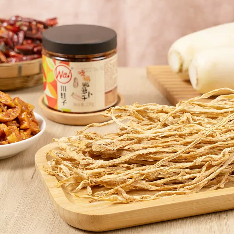 川娃子麻辣香脆萝卜下饭菜拌饭拌面泡咸菜酱腌菜嘎嘣脆萝卜干 - 缩略图5