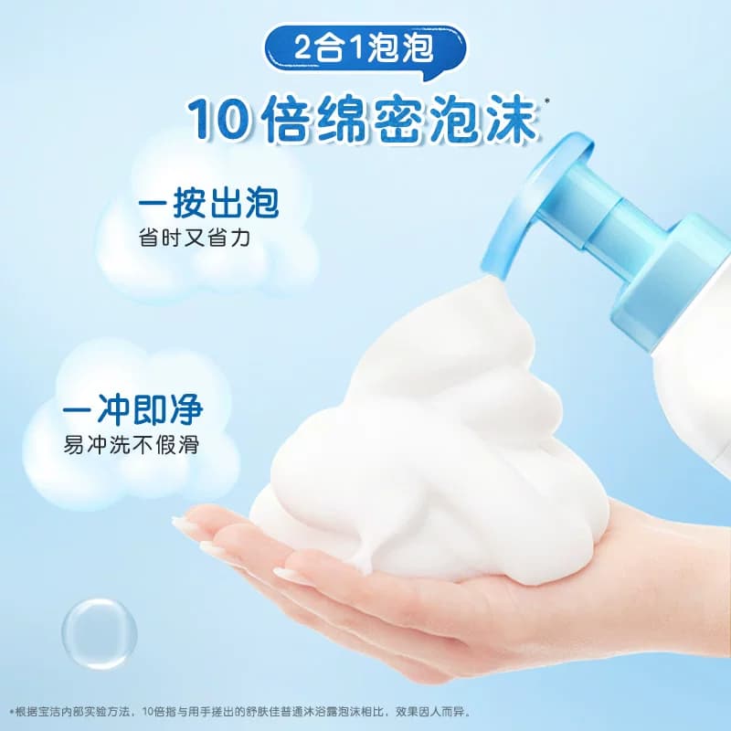 舒肤佳儿童泡泡沫洗发水沐浴露二合一乳液男女孩洗头洗澡大瓶装 - 缩略图4