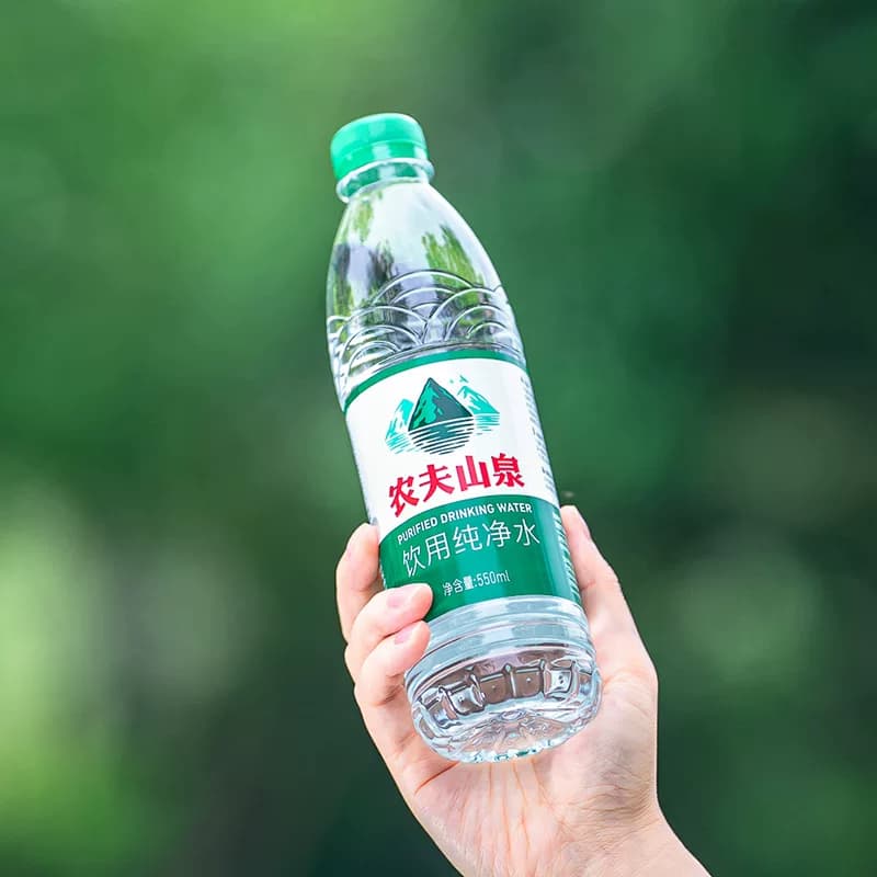 【下拉更优惠】农夫山泉饮用纯净水550ml*24瓶塑膜装居家常备 - 缩略图3