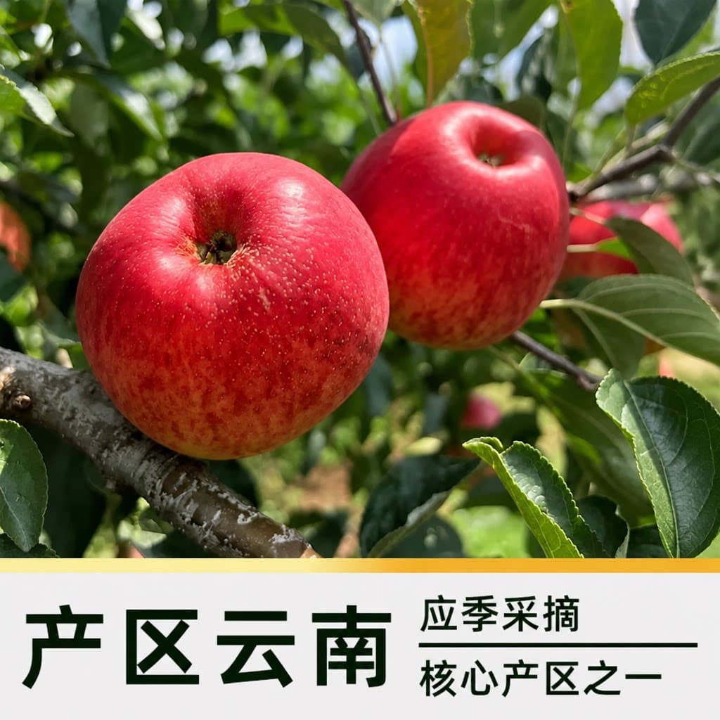 云南红露苹果脆甜爽口现摘当季水果产地直发冰糖心富士 - 缩略图4