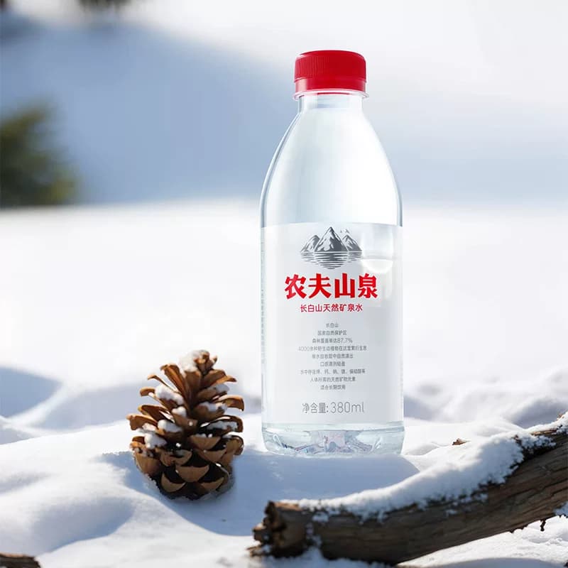 【下拉更优惠】农夫山泉长白山天然矿泉水380ml*15瓶/箱 - 缩略图4
