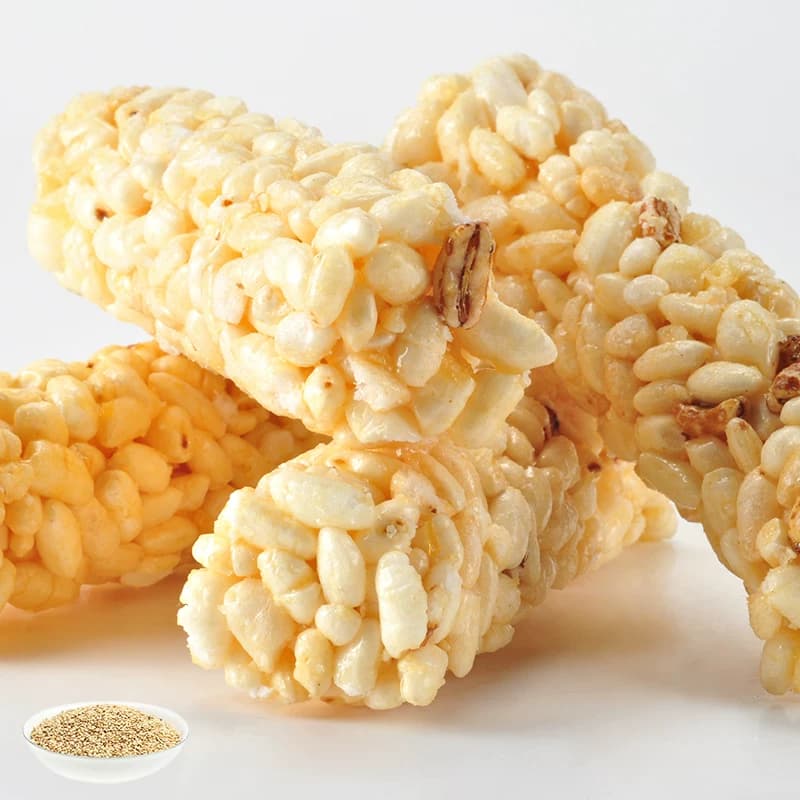 米老头青稞米棒芝麻味150g米通米花糖米果膨化零食品休闲小吃网红 - 缩略图5