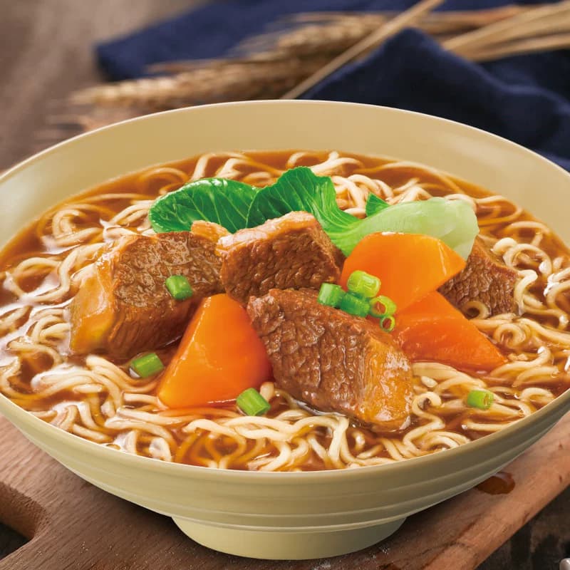 五谷道场非油炸面红烧牛肉面碗装方便面久煮不烂多口味泡面碗装 - 缩略图4