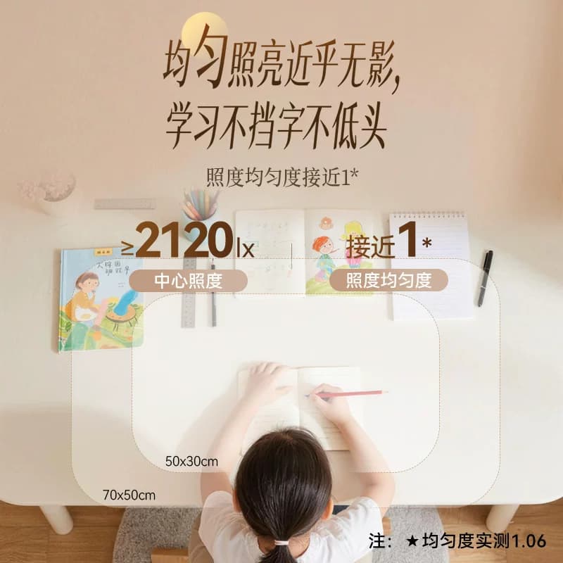 雷士照明未来光大路灯护眼灯儿童学习专用台灯普瑞全光谱落地灯 - 缩略图3