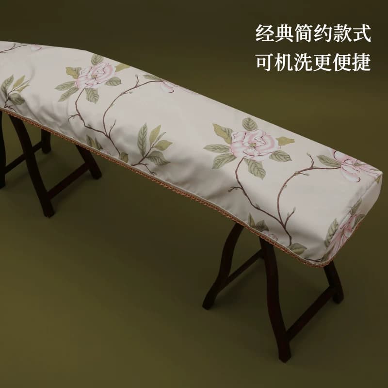 古筝罩防尘罩盖布清新文艺范高档印花古筝盖布琴套田园风中式琴披 - 缩略图3