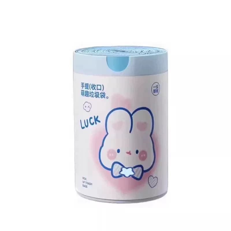 垃圾袋家用加厚手提式厨房专用抽绳实惠装免撕大号清洁袋塑料袋 - 缩略图5