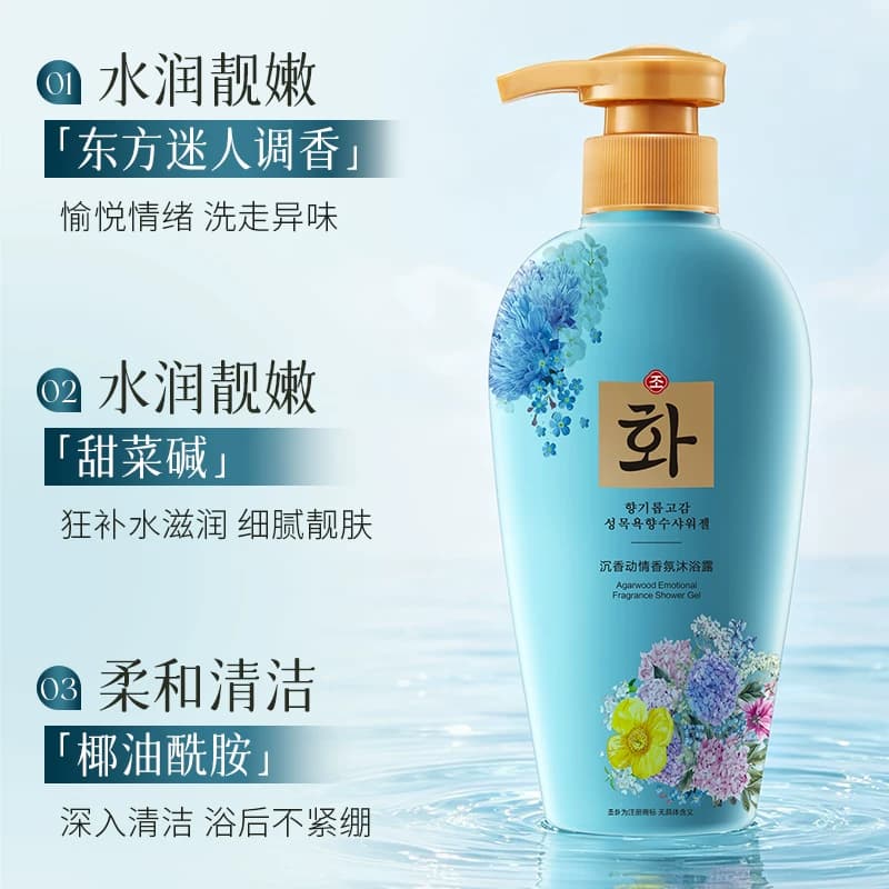 韩芬沉香柔顺净澈贵妇洗发水护发素清爽滋润保湿沐浴露洗护组合A1 - 缩略图4