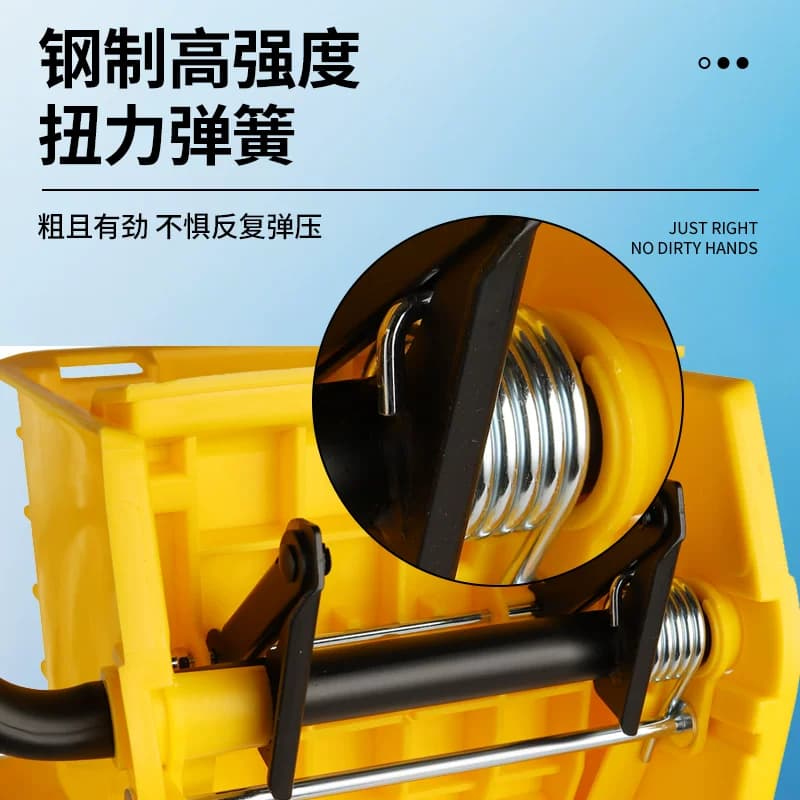 白云榨水车拖把桶墩布地拖桶拖地桶商用酒店洗拖把专用一体拖布桶 - 缩略图4