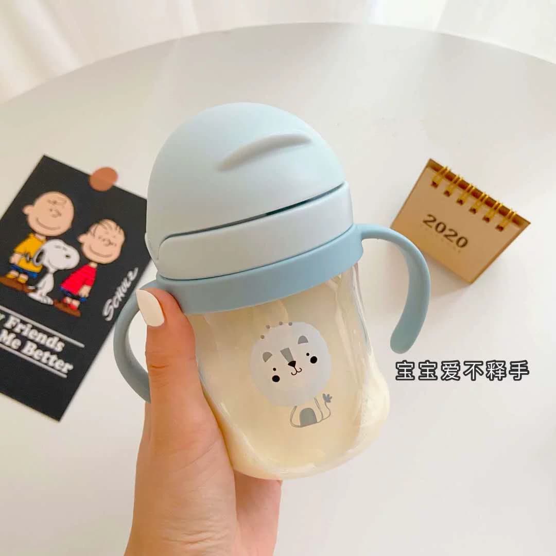 儿童喝水杯宝宝吸管杯防呛婴儿手柄水瓶带学饮水杯子耐摔外出水壶 - 缩略图3
