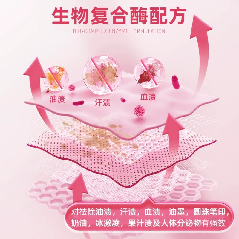 绿伞衣领净500g*5袋深层去污衣物除渍洁净家用洗白衣领去黄去渍 - 缩略图3